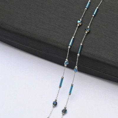 Fine chain with oval eyelets surgical steel