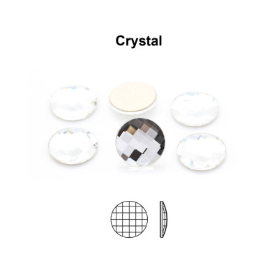 Preciosa Chessboard Circle 10mm Crystal
