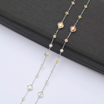 Fine chain with oval eyelets surgical steel