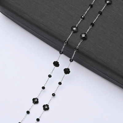 Fine chain with oval eyelets surgical steel