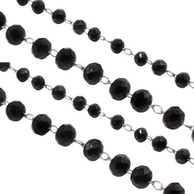 Fine chain with oval eyelets surgical steel