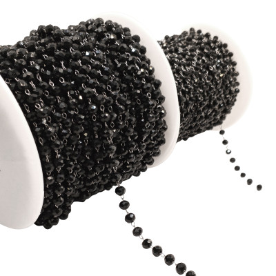 Fine chain with oval eyelets surgical steel