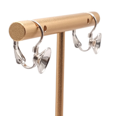 Náušnice pro rivolli 8 mm chirurgická ocel rhodiováno