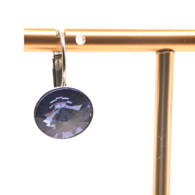 Earrings and pendant with rivolki Swarovski surgical steel