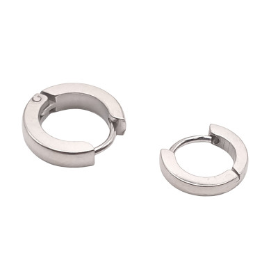 Kroužkové náušnice 10 nebo 13mm chirurgická ocel