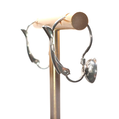 Mechanical earrings with a 8mm bowl made of stailess steel 304