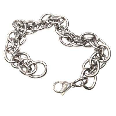 Náramek se splétanými očky nerezová ocel