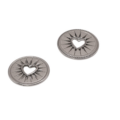 Office clip with flat surgical steel