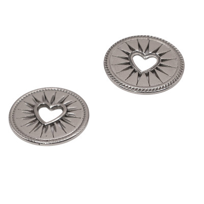 Office clip with flat surgical steel