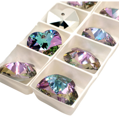 Swarovski heart 6202 Light Sapphire AB