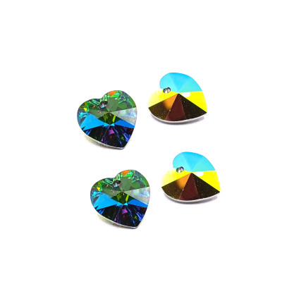 Swarovski heart 6202 Light Sapphire AB