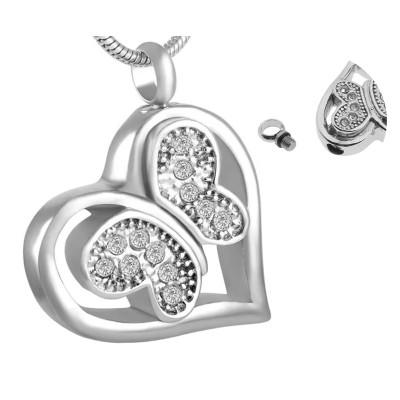 Surgical steel owl pendant