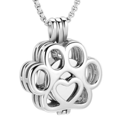 Surgical steel owl pendant