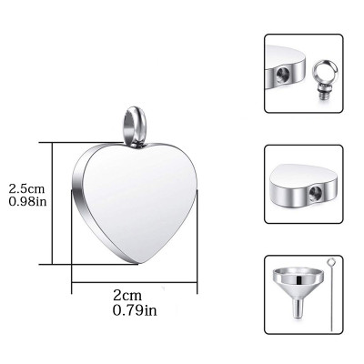 Surgical steel owl pendant