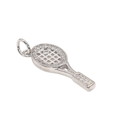 Surgical steel fish skeleton pendant