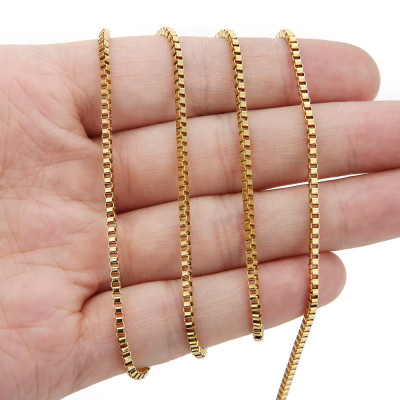 Box chain 3mm surgical steel