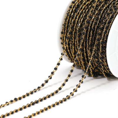 Fine chain with oval eyelets surgical steel