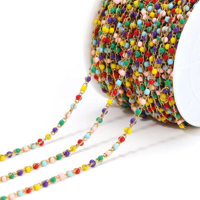 Fine chain with oval eyelets surgical steel