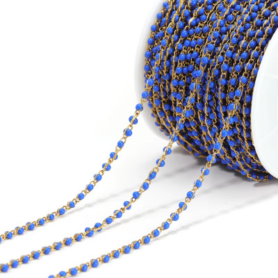 Fine chain with oval eyelets surgical steel