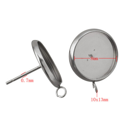 SUSPENS with bowl and eyelet for hanging from surgical steel