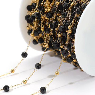 Fine chain with oval eyelets surgical steel