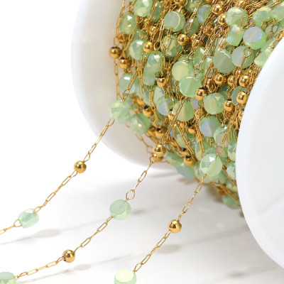 Fine chain with oval eyelets surgical steel