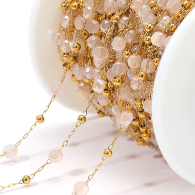 Fine chain with oval eyelets surgical steel