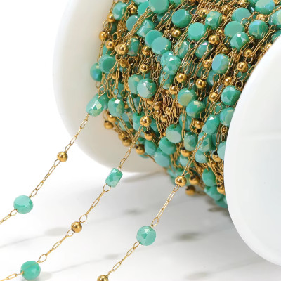 Fine chain with oval eyelets surgical steel