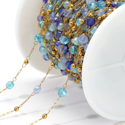 Fine chain with oval eyelets surgical steel