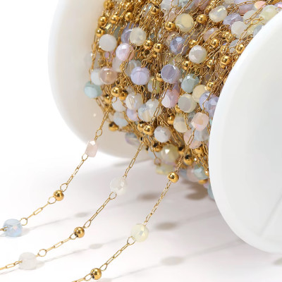 Fine chain with oval eyelets surgical steel