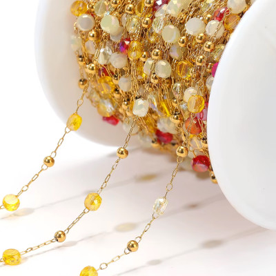 Fine chain with oval eyelets surgical steel