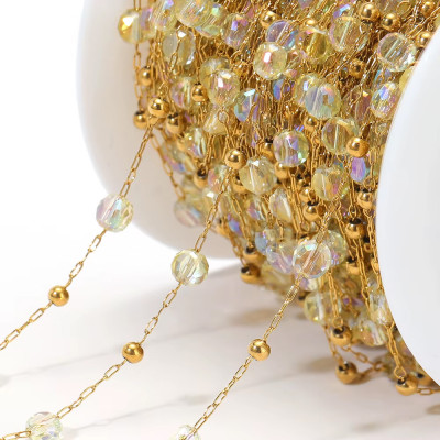 Fine chain with oval eyelets surgical steel