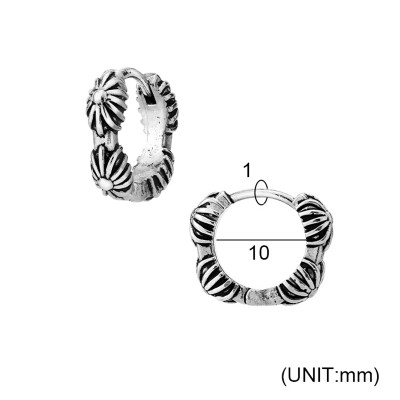 Kroužkové náušnice 13mm chirurgická ocel