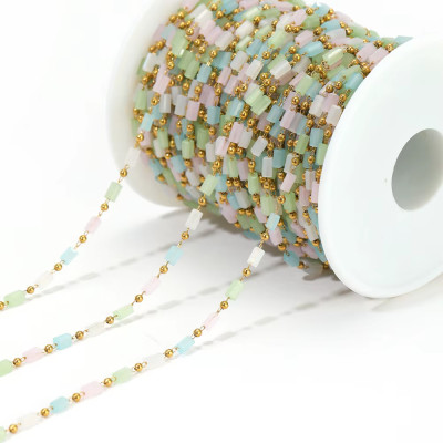 Fine chain with oval eyelets surgical steel