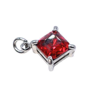 Cloverleaf pendant in two color combinations of surgical steel