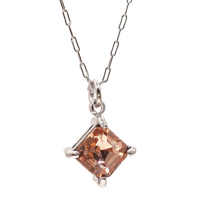 Cloverleaf pendant in two color combinations of surgical steel