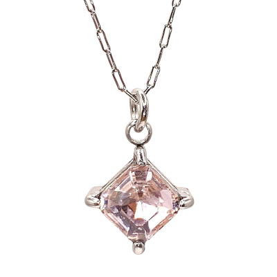 Cloverleaf pendant in two color combinations of surgical steel