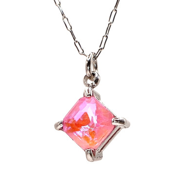 Cloverleaf pendant in two color combinations of surgical steel