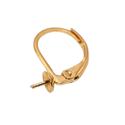 Earrings with stem for sticking, surgical steel