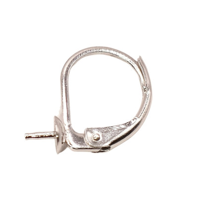 Earrings with stem for sticking, surgical steel