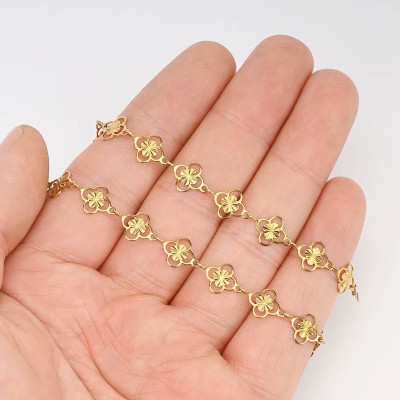 Stainless Steel Flower Link Chain stainless steel 304