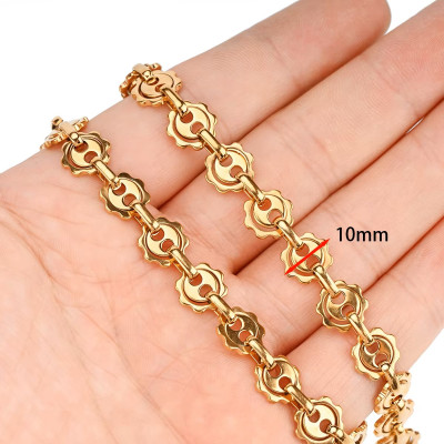 Station Chain with Button Links