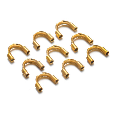 Conductor of surgical steel nylon wire, inner hole 0.7 and 0.8 mm gold galvanization