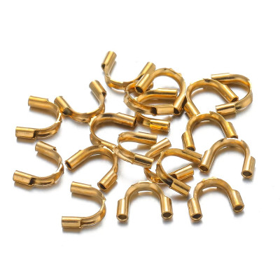 Conductor of surgical steel nylon wire, inner hole 0.7 and 0.8 mm gold galvanization