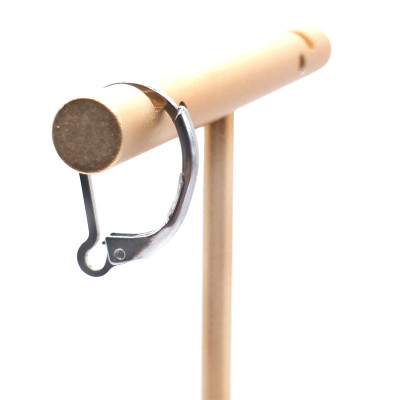 Náušnice mechanická s očkem chirurgická ocel