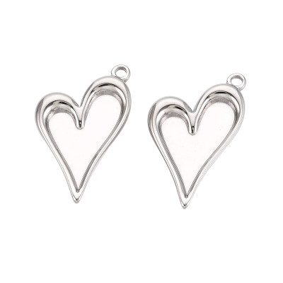 Round bed pendant made of surgical steel 10mm