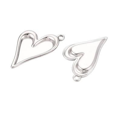 Round bed pendant made of surgical steel 10mm