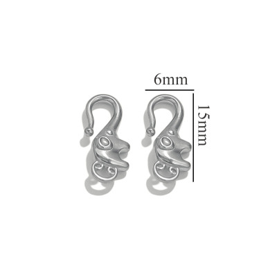 Elephant S hook clasp