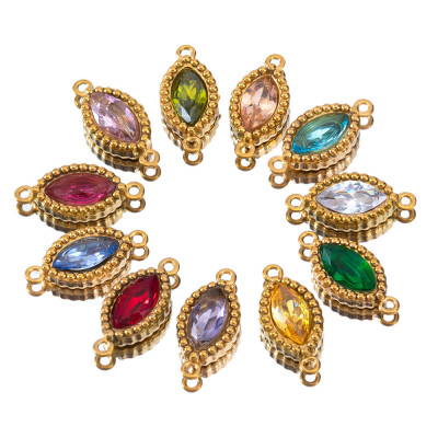 copy of Connector three connected hearts stainless steel 304