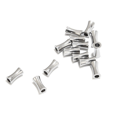 Bead 3mm silver electroplating surgical steel